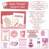 Baby Shower Çocuk Seti Kız Çocuğu Sürpriz - 1