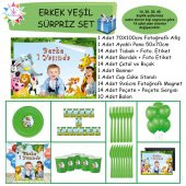 Mavi Safari Parti Süsü Sürpriz Parti Set - 1