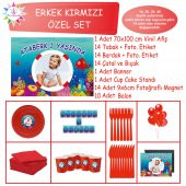 Kırmızı Balık Konsepti Parti Özel Set - 1