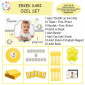 Sarı Filli Parti Süsleri Özel Parti Set - 1
