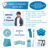 Mavi Bulutlu Sade Temalı Parti Standart Parti Set - 1