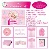 Pembe Puantiyeli Konsept Standart Set | Parti Çocuk - 1