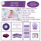 Çiçekli Vintage Masa Süsleri Konsept Özel Set | Parti Çocuk - 1