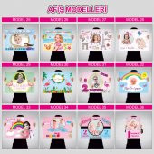 Doğum Günü Yetişkin Kız Çocuğu Paris Afiş 10 Farklı Model - 2