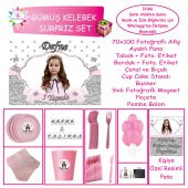 Kız çocuğu Gümüş Kelebek Sürpriz Set - 1