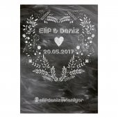 Düğün Ayaklı Pano Katlanmaz Kişiye Özel Resimli İsimli - 4