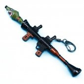 Fortnite Battle Royal Epic Games RPG Rocket Launcher Bazuka Bazooka Anahtarlık Yeni Model 12 cm - 1