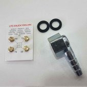 LPG OCAK MEMESİ ENJEKTÖR 4LÜ SETve DİRSEK BÜTÜN MARKALARA uyumlu - 8