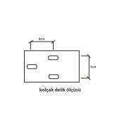 Yurdakul Ofis Koltuğu Yedek Parça Uzay Kolçak Çift - 4