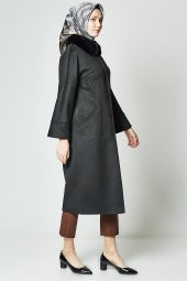 Armine Kaşe Kaban-Siyah 8K7608-01 - 4