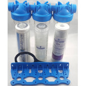 Atlas 10'' inç Housing 3 lü Kuyu Suyu Filtre Bina Girişi Daire Girişi - 1
