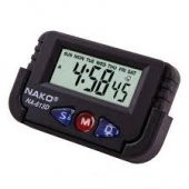 Nako NA-613D Quartz Clock Dijital Masaüstü Mini Alarmlı Saat - 1