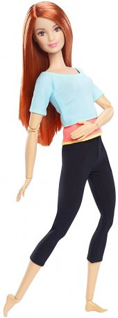 Barbie Sonsuz Hareket Kızıl Saçlı Oynar Eklem Made to Move - 3