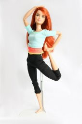 Barbie Sonsuz Hareket Kızıl Saçlı Oynar Eklem Made to Move - 5