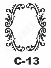 C-13  Artebella Stencil 15x20 Cm - 1
