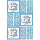Artebella Mozaik Kolay Transfer 1555k Koyu Zemin 23x34cm - 1