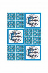 Artebella Mozaik Kolay Transfer 1555v Açık Zemin 23x34cm - 2