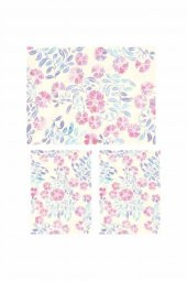 923k Artebella Soft Transfer  Koyu Zemin 23x34 cm - 2