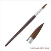 214511sulu Boya Fırçası Renkli Sap At Kılı - 1