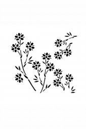 E-40  Artebella Stencil 10x10 Cm - 2