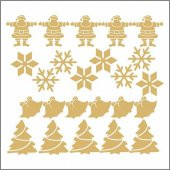 7331g Artebella Gold Transfer 16 x 16 Cm - 1