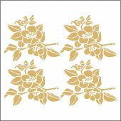 7327g Artebella Gold Transfer 16 x 16 Cm - 1