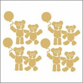 7326g Artebella Gold Transfer 16 x 16 Cm - 1
