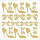 7323g Artebella Gold Transfer 16 x 16 Cm - 1