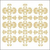 7307g Artebella Gold Transfer 16 x 16 Cm - 1