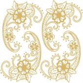 7304g Artebella Gold Transfer 16 x 16 Cm - 2