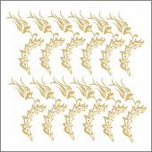 7303g Artebella Gold Transfer 16 x 16 Cm - 1