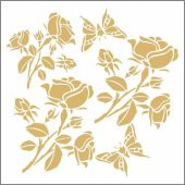 7335g Artebella Gold Transfer 16 x 16 Cm - 1