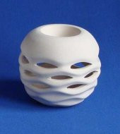 196a Artebella Seramika Küre Mumluk 9x8,5 Cm - 1
