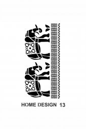 Hds13 Artebella Home Desıngn Stencıl 35x50 Cm - 2