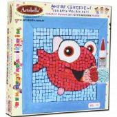 15 I Çocuk Ahşap Çerçeveli Seramik Mozaik Set 20x20 cm - 1