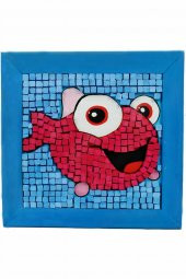 15 I Çocuk Ahşap Çerçeveli Seramik Mozaik Set 20x20 cm - 6