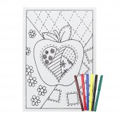 11 I Ahşap Çerçeveli Mandala Tuval Boyama Seti + 6 Yaş 20x30 cm - 2