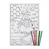 08 I Ahşap Çerçeveli Mandala Tuval Boyama Seti + 6 Yaş 20x30 cm - 2