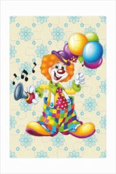 Çocuk Eğitici 24 Parça Puzzle I Palyaço +6 Yaş - 5