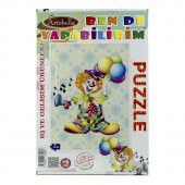 Çocuk Eğitici 24 Parça Puzzle I Palyaço +6 Yaş - 1