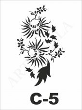 C-5  Artebella Stencil 15x20 Cm - 1