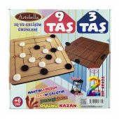 Zeka Mantık ve Strateji Oyunları I 9 Taş ve 3 Taş  +6 Yaş - 1
