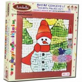 09 I Çocuk Ahşap Çerçeveli Seramik Mozaik Set 20x20 cm - 1