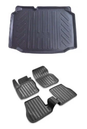 KRC Nissan Qashqai 2007-2013 3D Havuzlu Paspas + Bagaj Havuzu - 1