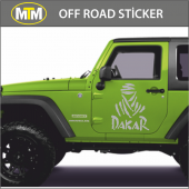 Dakar Off Road Oto Sticker - 1