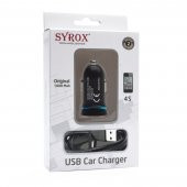 Syrox C29 Araç Şarj Adaptörü 1A Siyah - 2
