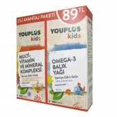 Youplus Kids Multivitamin 100ml + Balık Yağı 100ml Set - 2