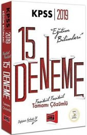 Yargı Yayınları 2019 KPSS Eğitim Bilimleri Fasikül Fasikül Tamamı Çözümlü 15 Deneme - 1