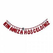 Keçeden Kına Gecesi Süsü Kınamıza Hoşgeldiniz Yazısı - 1