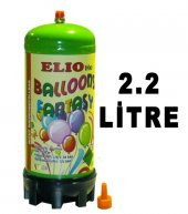 Helyum Gazı, Uçan Balon Tüp Şişirme Ağızlı Metal Pompa 2.2 Lt. - 1